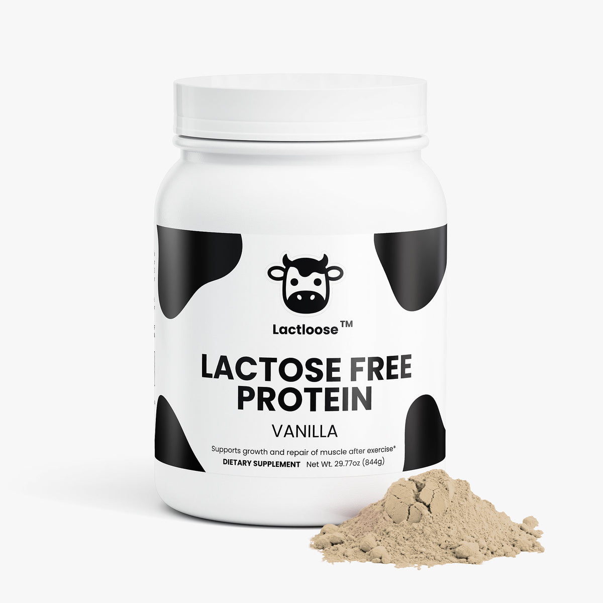Lactose-free protein supplement