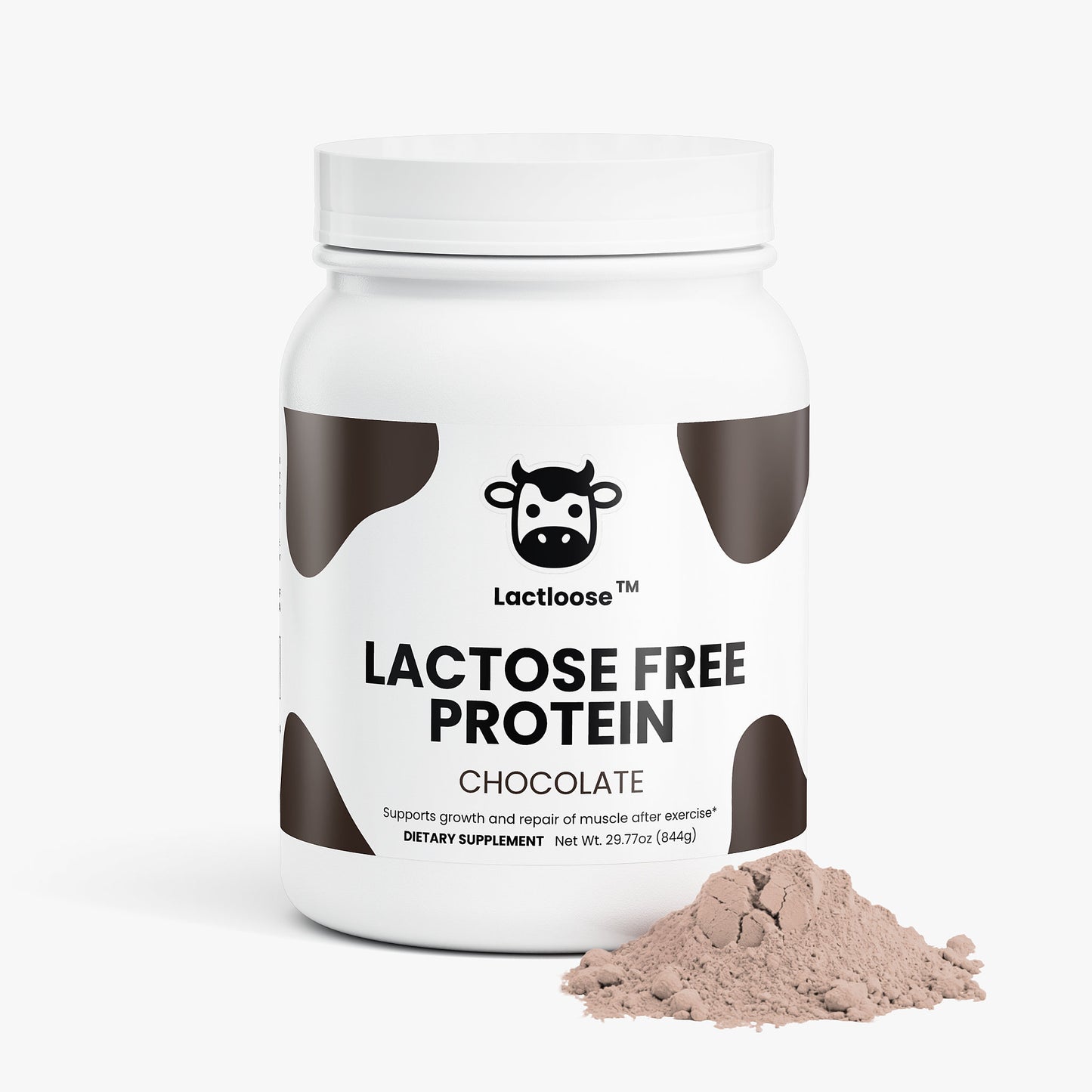 Lactose-free protein supplement