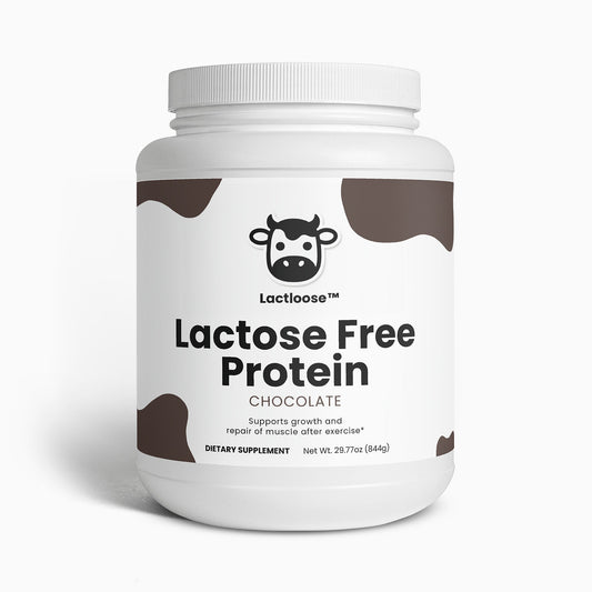 Lactose-free protein powder chocolate flavor