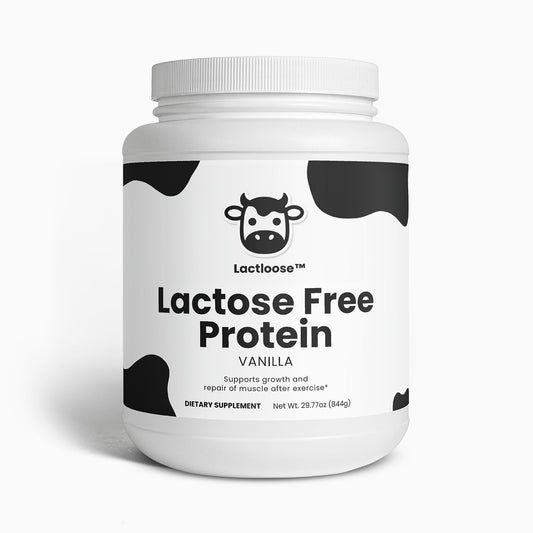 Lactose-free protein powder vanilla flavor