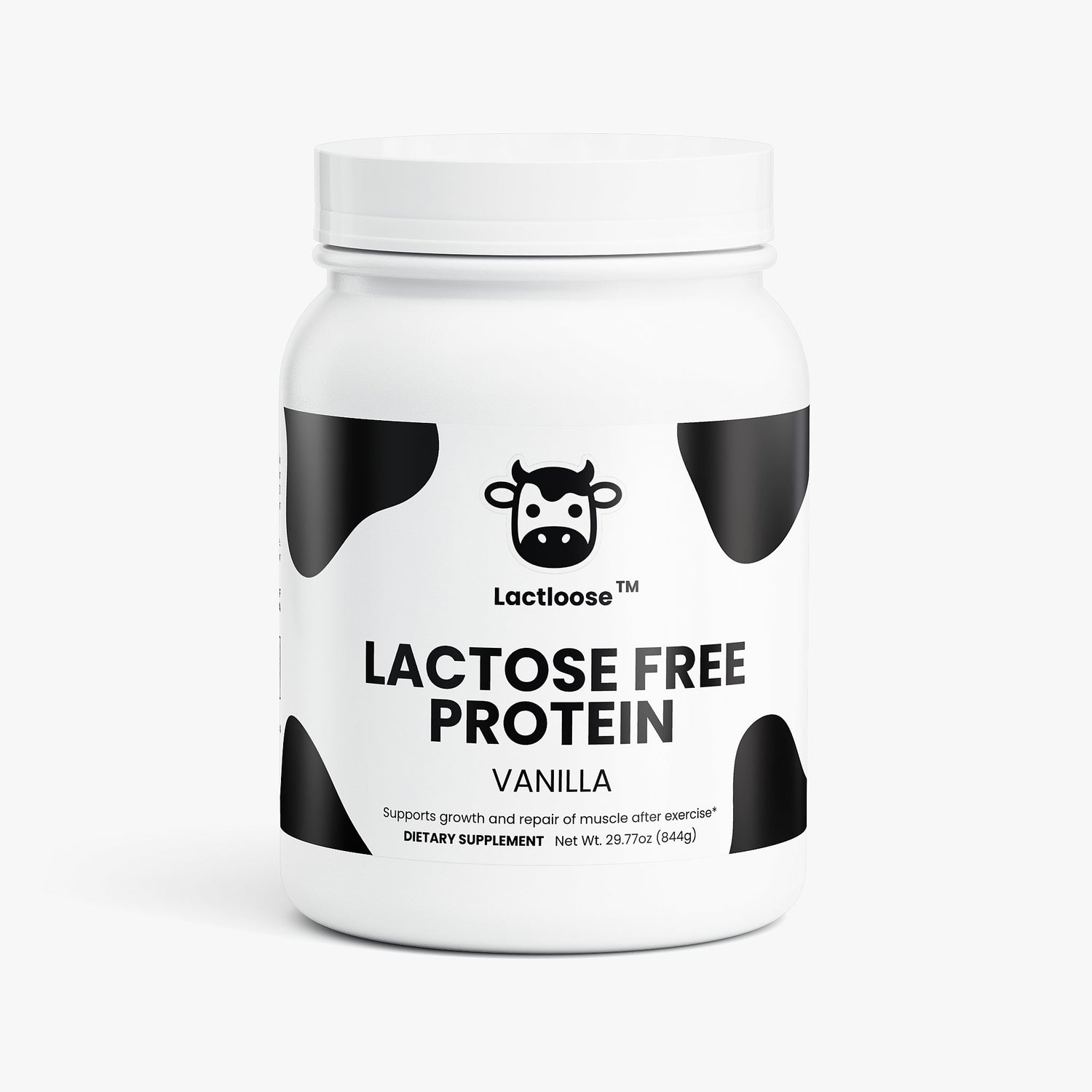 Lactose-free protein supplement