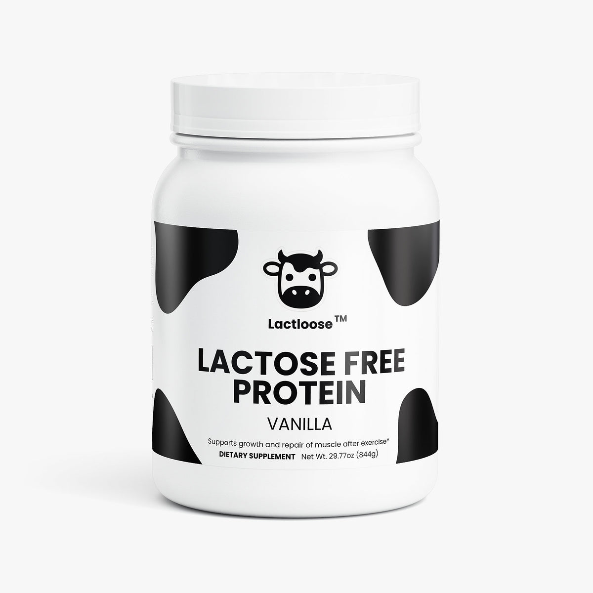 Lactose-free protein supplement